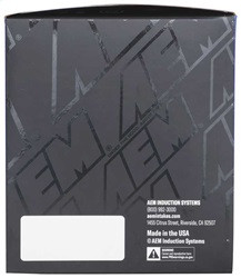 AEM Induction 21-202BF - AEM 2.75 in x 5 in Dryflow Air Filter