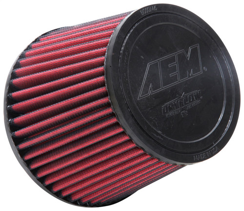 AEM Induction 21-2073DK - AEM 5 in x 5 in Dryflow Air Filter