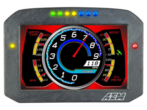 AEM 30-5700F - CD-7 Carbon Flush Digital Dash Display
