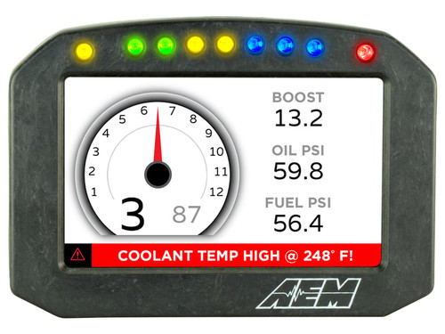 AEM 30-5601F - CD-5L Carbon Logging Flush Digital Dash Display