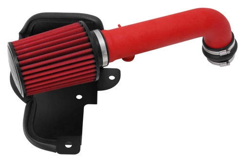 AEM Induction 21-746WR - AEM 2015 Volkswagen Golf GTI 2.0L Cold Air Intake System Wrinkle Red