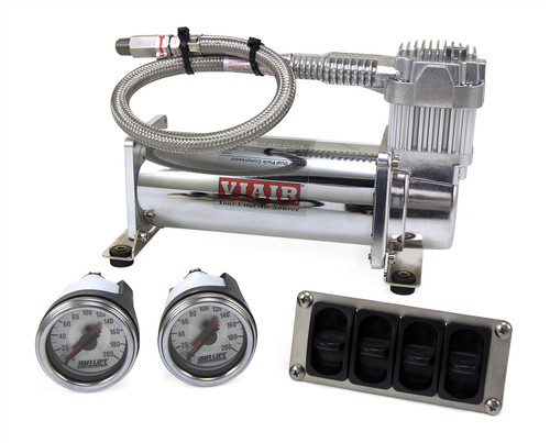 Air Lift 27666 - 4-Way Manual Control System 100% Duty 1/4in Line 4 Gal. Tank
