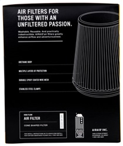 Airaid 701-466 - Universal Air Filter - Cone 6 x 7 1/4 x 4 3/4 x 6