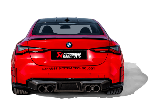 Akrapovic DI-BM/CA/9/GB - 21-22 BMW M3 (G80) / M4 (G82, G83) Rear Carbon Fiber Diffuser - High Gloss Black