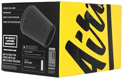 Airaid 725-127 - Universal Air Filter - Cone 6in FLG x 9-1/2x7-1/2in B x 6-3/8x3-3/4in Tx9-1/2in H Synthamax