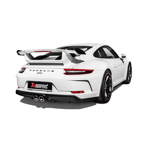 Akrapovic S-PO/TI/8-TP-E-L - 2018 Porsche 911 GT3 (991.2) Slip-On Race Line (Titanium) w/Header/Link Pipes/Tail Pipes