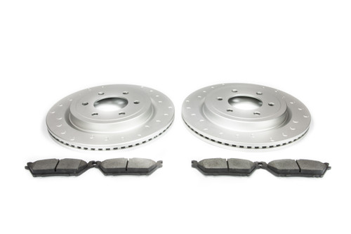 Alcon BKR3430X1227 - 19-20 Raptor/ 18-20 F-150 Pad & Rotor Kit (Use with Stock Calipers) w/ Elect Park Brake - Rear