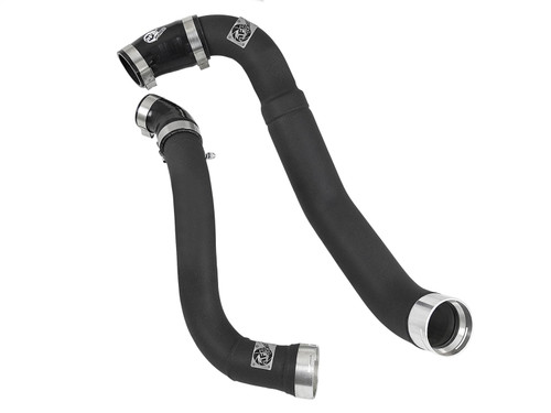 aFe Power 46-20364-B - Bladerunner 3.5in-3in Intercooler Cold Side Tube Black - 18-19 Ford F-150 V6-3.0L (td)