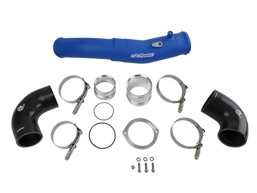 aFe Power 46-20408-L - 20-21 BMW Z4 M40i (G29) L6-3.0L (t) B58 BladeRunner 2-1/2in to 3in  Hot-Side Charge Pipe - Blue