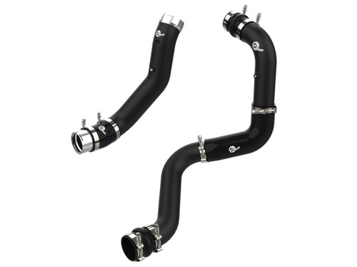aFe Power 46-20444-B - BladeRunner Black 3in Aluminum Charge Pipe Kit 20-21 GM Diesel Trucks V8-6.6L (td) L5P
