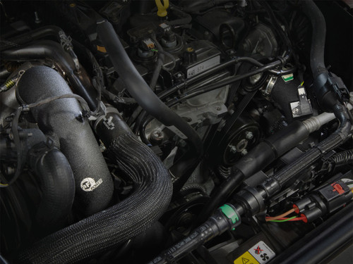 aFe Power 46-20574-B - 21-22 Ford Bronco L4-2.3L (t) BladeRunner Alum Hot/Cold Charge Pipe Kit - Black