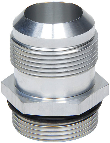 AllStar Performance ALL30040 - Fitting - Adapter - Straight - 20 AN Male to 1-5/8-12 in Male O-Ring - Aluminum - Clear Anodized - Radiators - Each