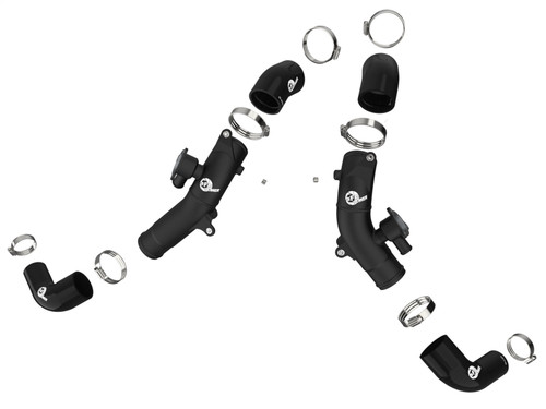 aFe Power 46-20568-B - 2022 Toyota Tundra V6-3.5L (tt) BladeRunner 2.5in Aluminum Hot Charge Pipe - Black