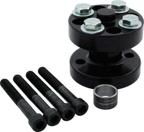 AllStar Performance ALL30186 - Fan Spacer - 2 in Thick - Bushing / Hardware Included - Aluminum - Black Anodized - Chevy V8 / Ford V8 - Each