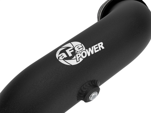 aFe Power 46-20658-B - Bladerunner 2-1/4 IN Aluminum Hot Charge Pipe Black 20-23 Ford Explorer/Explorer ST - Black