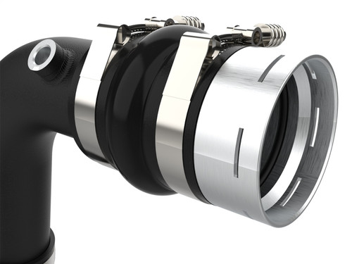 aFe Power 46-20684-B - 23-24 Ford F250/F350 Super Duty V8-6.7L BladeRunner 3 In. Aluminum Hot and Cold Charge Pipe- BLK