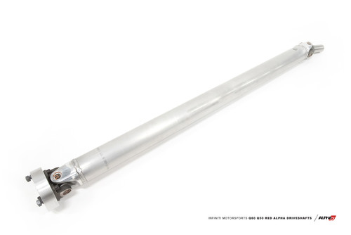 AMS ALP.28.03.0002-1 - INFINITI Q60 Q50 Red Alpha Aluminum Rear Wheel Drive Driveshaft