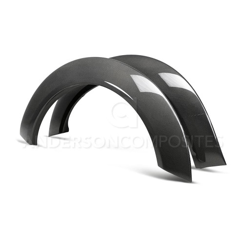 Anderson Composites AC-FLR18DGCHHC-R - 2018 Dodge Demon Wide Body Fender Flares (Rear)
