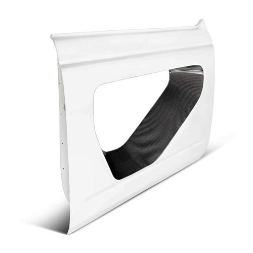Anderson Composites AC-DD21FDBR2D-HA-PC - 21-22 Ford Bronco 2DR Fiberglass Doors (Pair) w/ CF Inserts - Off Road