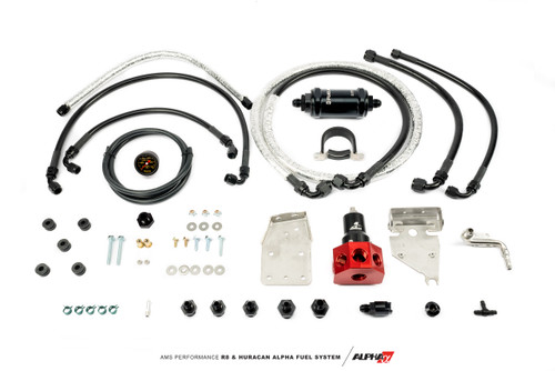 AMS ALP.37.07.0003-1 - R8/Huracan Alpha Fuel System - Fuel Pressure Regulator + Fuel Line Kit