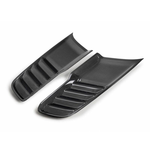 Anderson Composites AC-HV21DGTRX - 2021 Dodge RAM TRX Carbon Fiber Hood Vents - Type OE