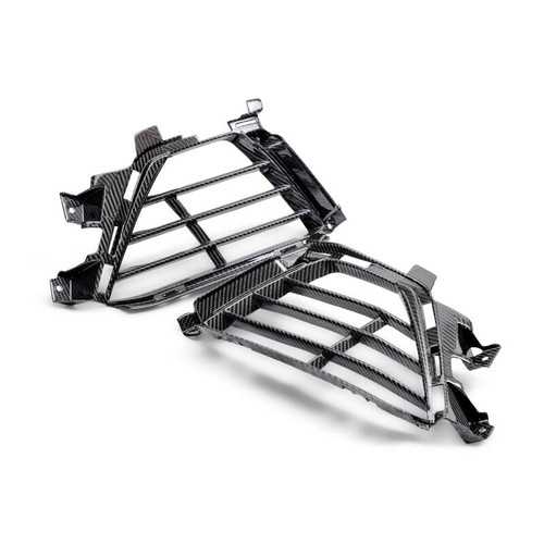 Anderson Composites AC-LV22CT5BW - 22-24 Cadillac CT5 Black Wing Type-OE Carbon Fiber Lower Grille