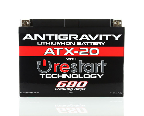 Antigravity Batteries AG-ATX20-RS - Antigravity YTX20 Lithium Battery w/Re-Start