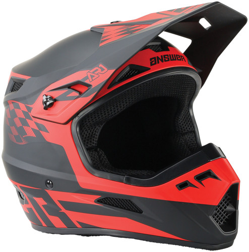 Answer 442927 - AR1 Sweep Helmet Black/Red Youth - Small