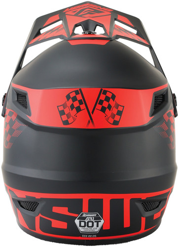 Answer 442929 - AR1 Sweep Helmet Black/Red Youth - Large