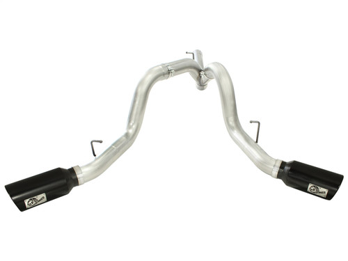 aFe Power 49-04043-B - MACHForce XP Exhaust Aluminized Dual Split DPF Back 11-15 GM Diesel Truck V8-6.6L (td) (BLK tip) aFe Power 49-04043-B - MACHForce XP Exhaust Aluminized Dual Split DPF Back 11-15 GM Diesel Truck V8-6.6L (td) (BLK tip)