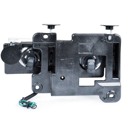 Anzo 111300 - 1988-1998 Chevrolet C1500 Crystal Headlights Chrome w/ Low - Brow Anzo 111300 - 1988-1998 Chevrolet C1500 Crystal Headlights Chrome w/ Low - Brow