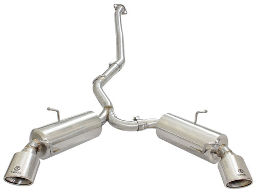 aFe Power 49-36023-P - Takeda 2-1/2 IN 304 Stainless Steel Cat-Back Exhaust System w/ Polished Tip
