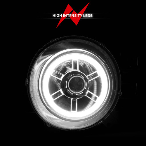 Anzo 111115 - 2007-2013 Toyota Fj Cruiser Projector Headlights w/ Halo Chrome Anzo 111115 - 2007-2013 Toyota Fj Cruiser Projector Headlights w/ Halo Chrome