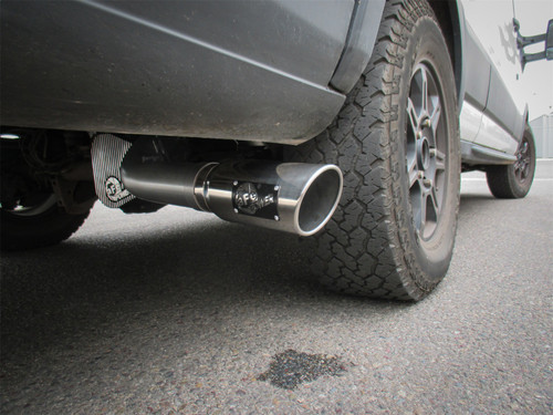 aFe Power 49-33112-P - Vulcan Series 3 1/2in 304 SS Cat-Back 13-19 Ford Transit V6 3.5 Twin Turbo w/ Polished Tip