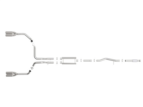 aFe Power 49-34105-P - Vulcan Series 3in 304SS Exhaust Cat-Back Exh w/ Pol Tips 2019 GM Silverado / Sierra 1500 V8-5.3L aFe Power 49-34105-P - Vulcan Series 3in 304SS Exhaust Cat-Back Exh w/ Pol Tips 2019 GM Silverado / Sierra 1500 V8-5.3L