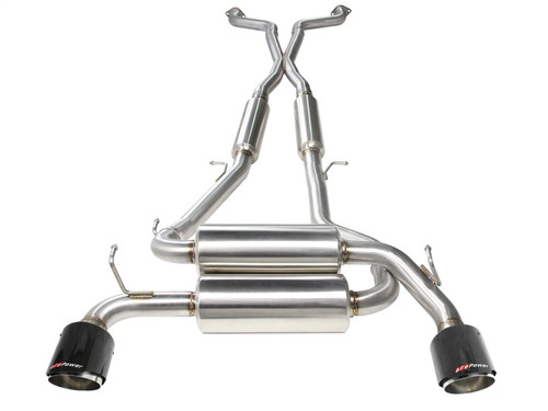 aFe Power 49-36103-C - Takeda 2-1/2in 304SS Cat-Back Exhaust Infiniti G37 08-13/Q60 14-15 V6-3.7 w/ Carbon Fiber Tips aFe Power 49-36103-C - Takeda 2-1/2in 304SS Cat-Back Exhaust Infiniti G37 08-13/Q60 14-15 V6-3.7 w/ Carbon Fiber Tips