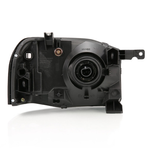 Anzo 111433 - 2001-2004 Nissan Frontier Se Crystal Headlight Black Amber Reflector