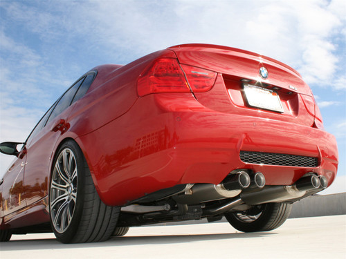 aFe Power 49-36311-C - MACHForce XP Exhaust Cat-Back 2.5in Dia Carbon Fiber Tips SS-304 08-13 BMW M3 (E90) V8 4.0L