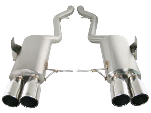 aFe Power 49-36312-P - MACHForce XP Exhaust Cat-Back 2.5in Dia SS-304 Polished Tips 07-13 BMW M3 (E92/93) V8 4.0L