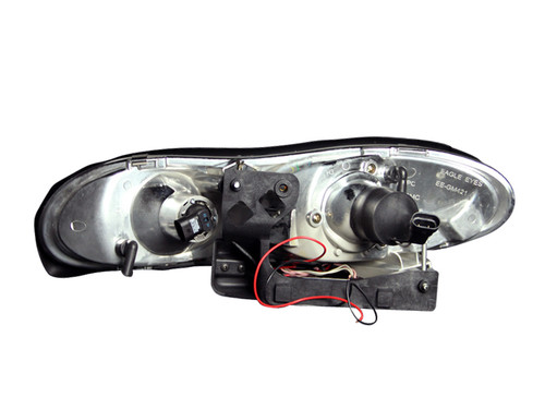Anzo 121159 - 1998-2002 Chevrolet Camaro Projector Headlights w/ Halo Chrome Anzo 121159 - 1998-2002 Chevrolet Camaro Projector Headlights w/ Halo Chrome
