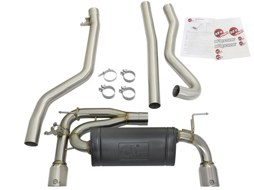 aFe Power 49-36334-P - POWER MACH Force-Xp 16-17 BMW 340i/340ix/ 3.0L 304 SS Cat-Back Exhaust System