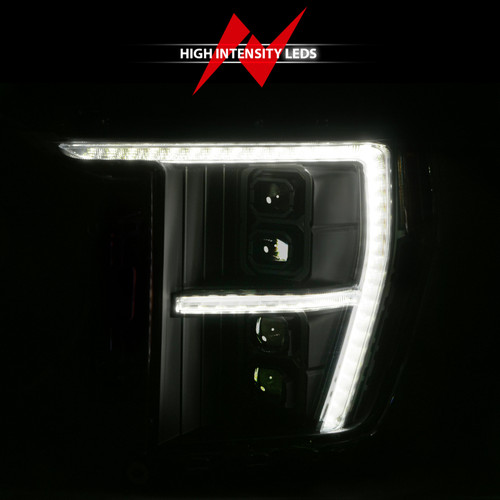 Anzo 111593X-R - 21-23 Ford F-150 (w/Factory Halogen) Z-Series Full LED Proj Headlights - Pass. Side ONLY