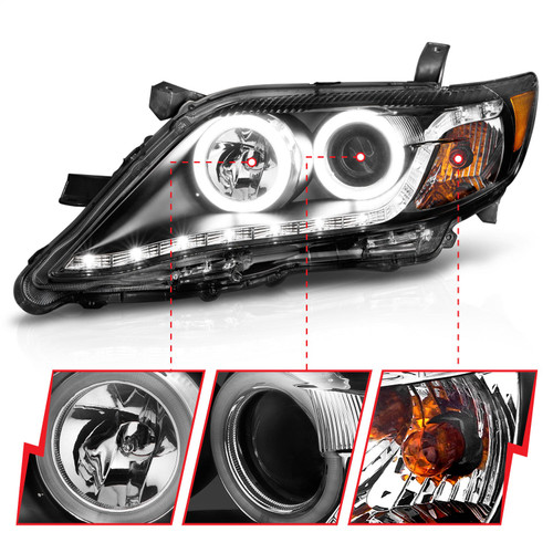 Anzo 121442 - 2010-2011 Toyota Camry Projector Headlights w/ Halo Black (CCFL) Anzo 121442 - 2010-2011 Toyota Camry Projector Headlights w/ Halo Black (CCFL)
