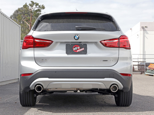 aFe Power 49-36349-P - 15-21 BMW X1 F48 L4 2.0L (t) MACH Force-Xp 3 to 2-1/2 IN SS Axle-Back Exhaust w/Polished Tip
