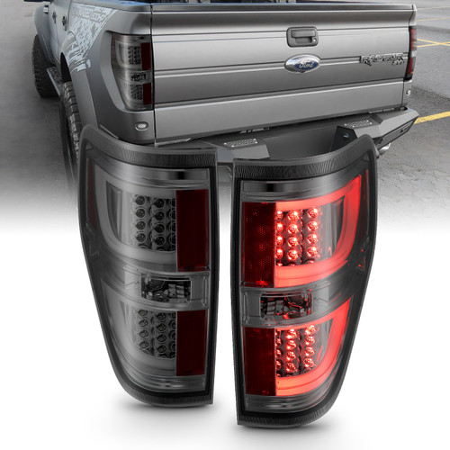 Anzo 311258 - 2009-2013 Ford F-150 LED Taillights Smoke