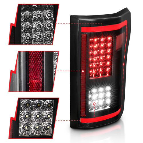 Anzo 311294 - 15-17 Ford F-150 LED Taillights - Smoke Anzo 311294 - 15-17 Ford F-150 LED Taillights - Smoke