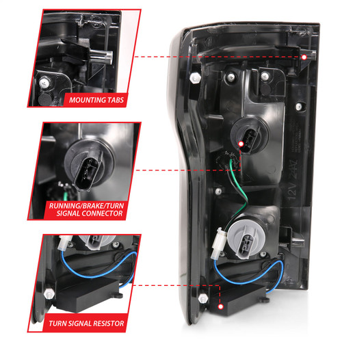 Anzo 311294 - 15-17 Ford F-150 LED Taillights - Smoke Anzo 311294 - 15-17 Ford F-150 LED Taillights - Smoke