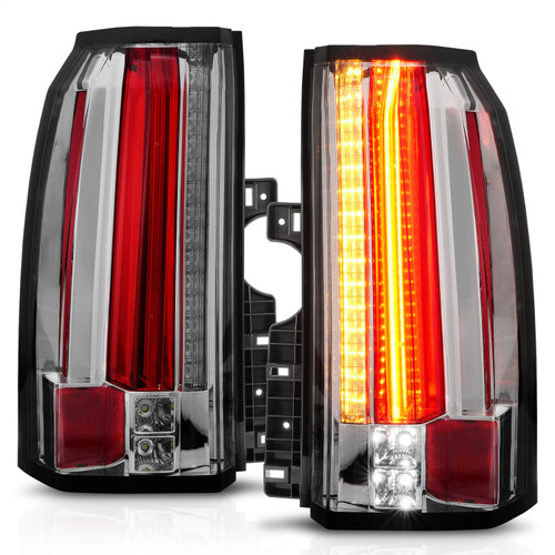 Anzo 311277 - 2015-2017 GMC Yukon/Yukon XL LED Taillights Chrome