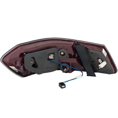 Anzo 321331 - 2010-2013 Mercedes Benz E Class W212 LED Taillights Red/Clear