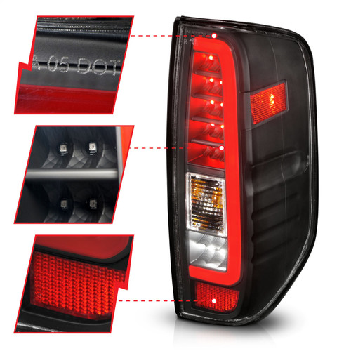 Anzo 311443 - 2005-2021 Nissan Frontier LED Taillights Black Housing/Clear Lens Anzo 311443 - 2005-2021 Nissan Frontier LED Taillights Black Housing/Clear Lens
